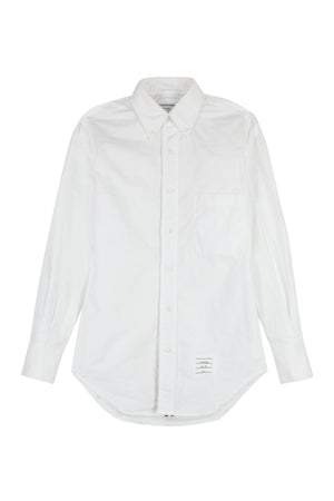 Camicia in cotone con collo button-down-0